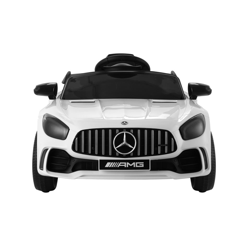 Mercedes-Benz AMG GTR Licensed 12V Electric Ride-on car - White