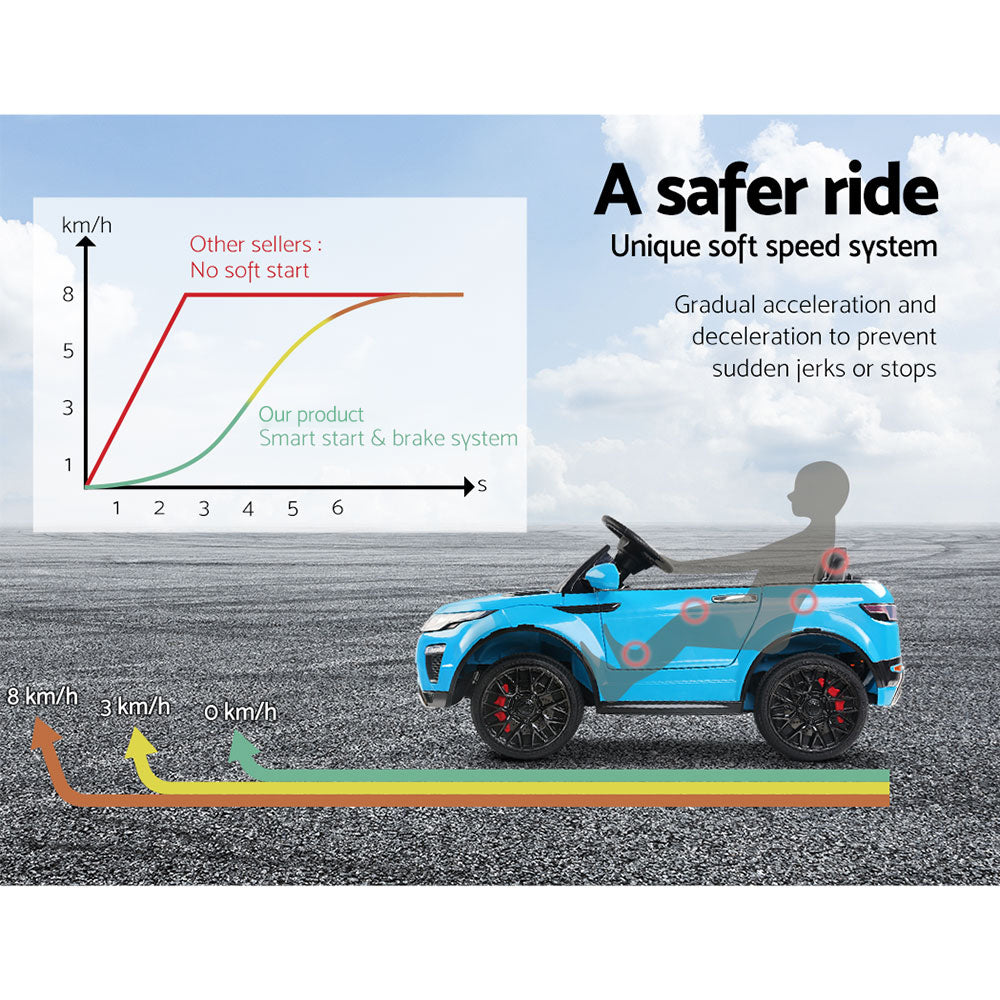 Rigo Ride On Car Rover Evoque - Blue