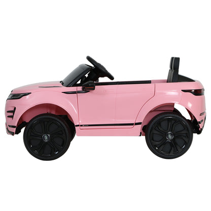 Kids Ride On Car Licensed Land Rover 12V Electric Car Toys Battery Remote Pink