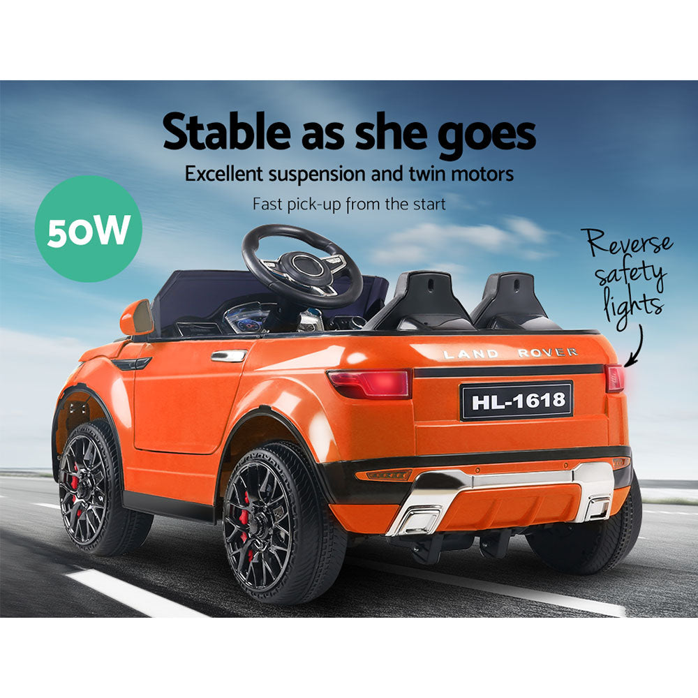 Rigo Ride On Car Rover Evoque - Orange