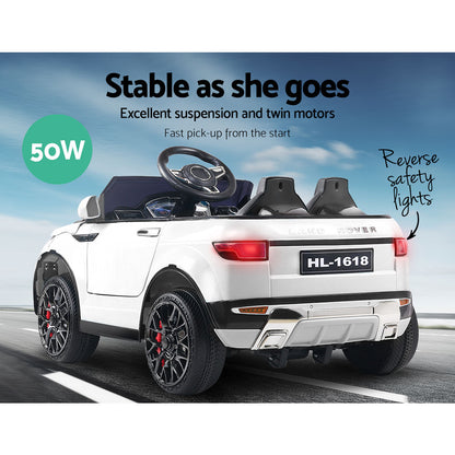 Rigo Ride On Car Rover Evoque - White