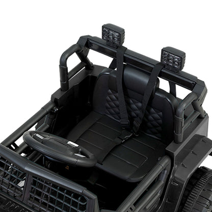 Kids Electric 12V Ride on Jeep with Remote Control - Black