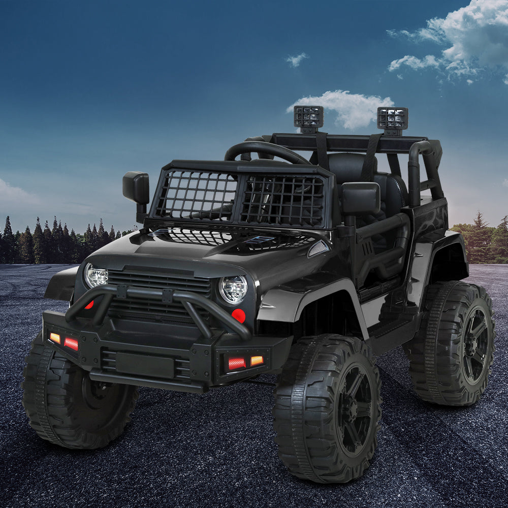 Kids Electric 12V Ride on Jeep with Remote Control - Black