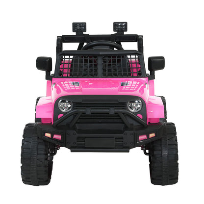 Kids Electric 12V Ride on Jeep with Remote Control - Pink