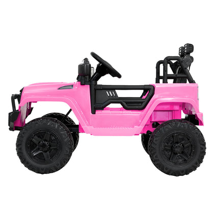 Kids Electric 12V Ride on Jeep with Remote Control - Pink