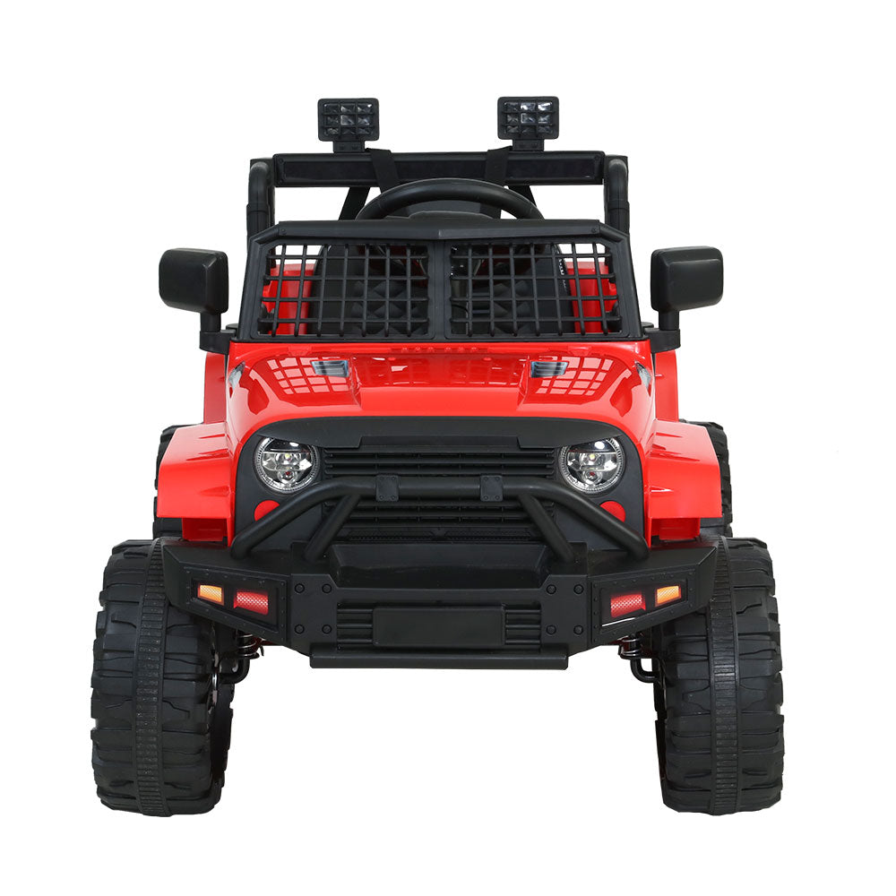 Kids Electric 12V Ride on Jeep with Remote Control - Red