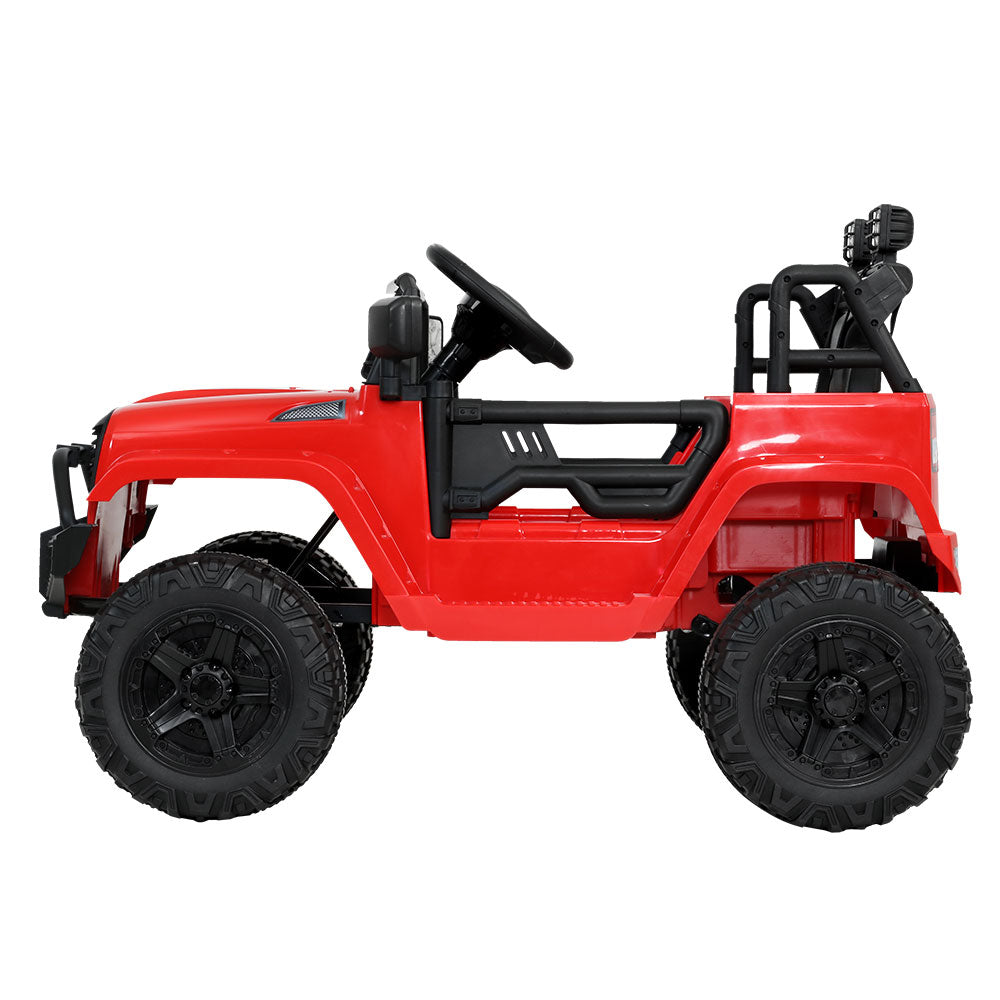 Kids Electric 12V Ride on Jeep with Remote Control - Red