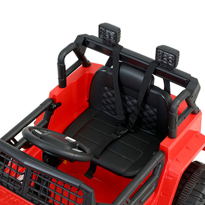 Kids Electric 12V Ride on Jeep with Remote Control - Red