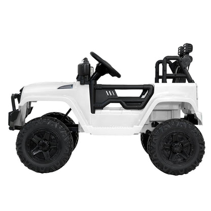 Kids Electric 12V Ride on Jeep with Remote Control - White