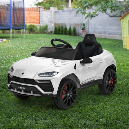 Lamborghini URUS Licensed 12v Ride-on toy car with Remote - White