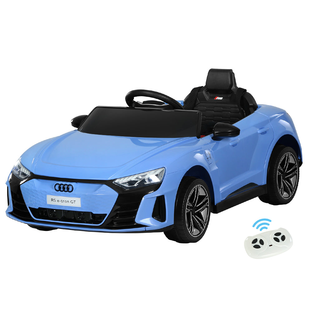 Audi RS e-tron GT Licensed Ride On Car Electric Sports Toy Car Rigo Blue 12V