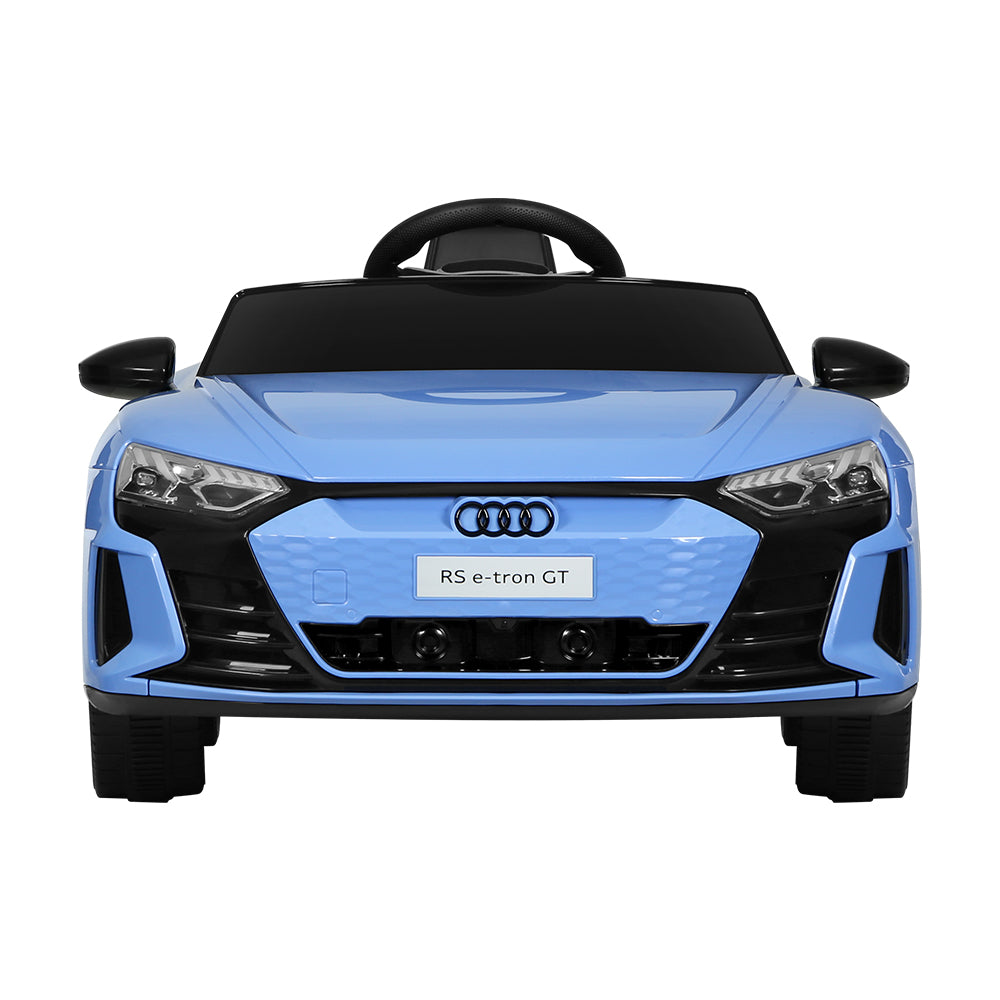 Audi RS e-tron GT Licensed Ride On Car Electric Sports Toy Car Rigo Blue 12V