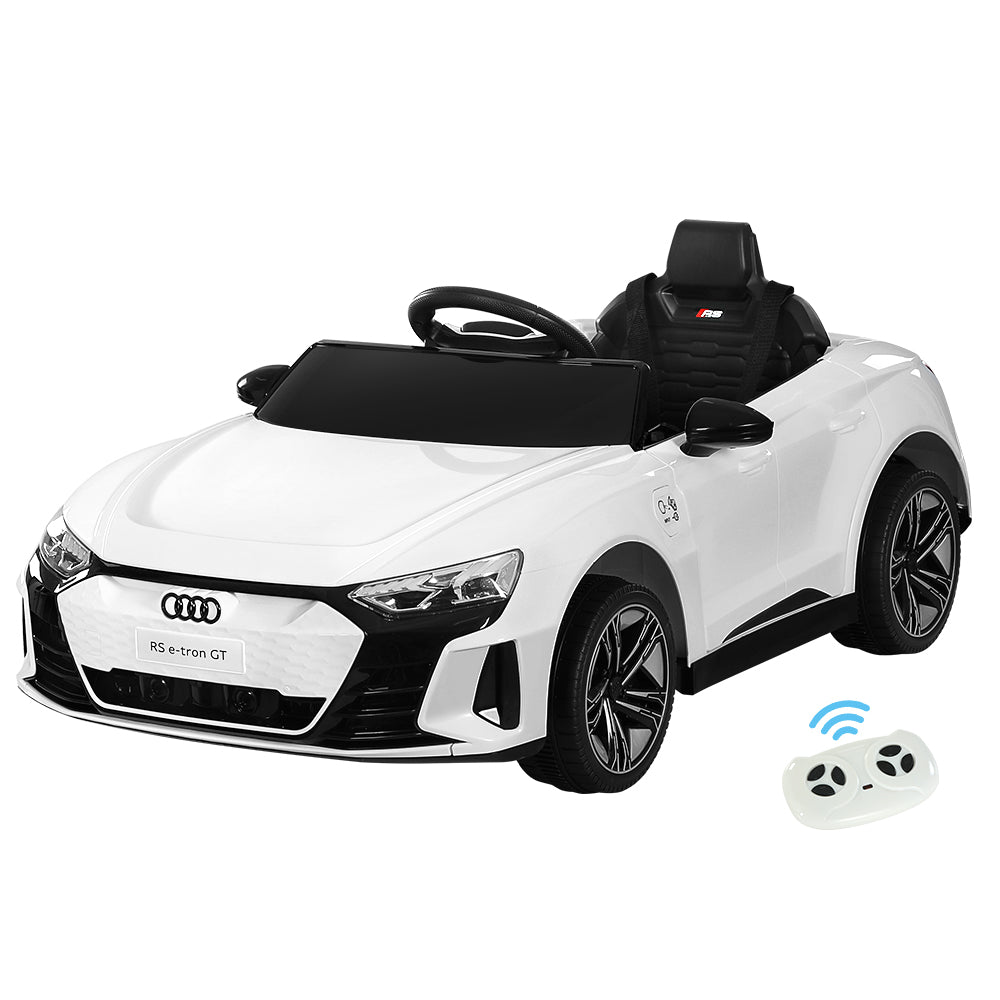 Audi RS e-tron GT Licensed Ride On Car Electric Sports Toy Car Rigo White 12V