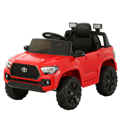 Toyota Ride On Car Kids Electric Toy Cars Tacoma Off Road 12V Battery Red