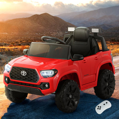 Toyota Ride On Car Kids Electric Toy Cars Tacoma Off Road 12V Battery Red