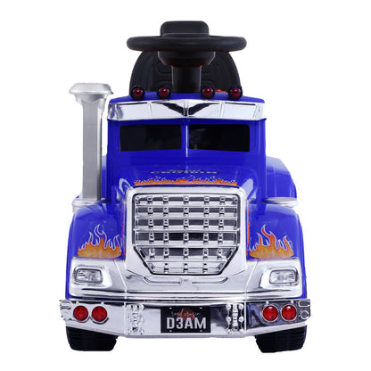 Kids Electric Toy Truck 6v Ride-on Kids Car - Blue