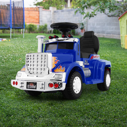 Kids Electric Toy Truck 6v Ride-on Kids Car - Blue