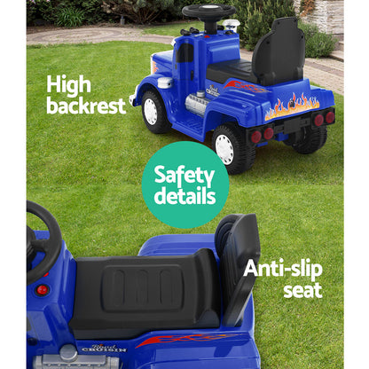 Kids Electric Toy Truck 6v Ride-on Kids Car - Blue