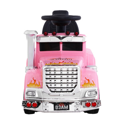 Kids Electric Toy Truck 6v Ride-on Kids Car - Pink