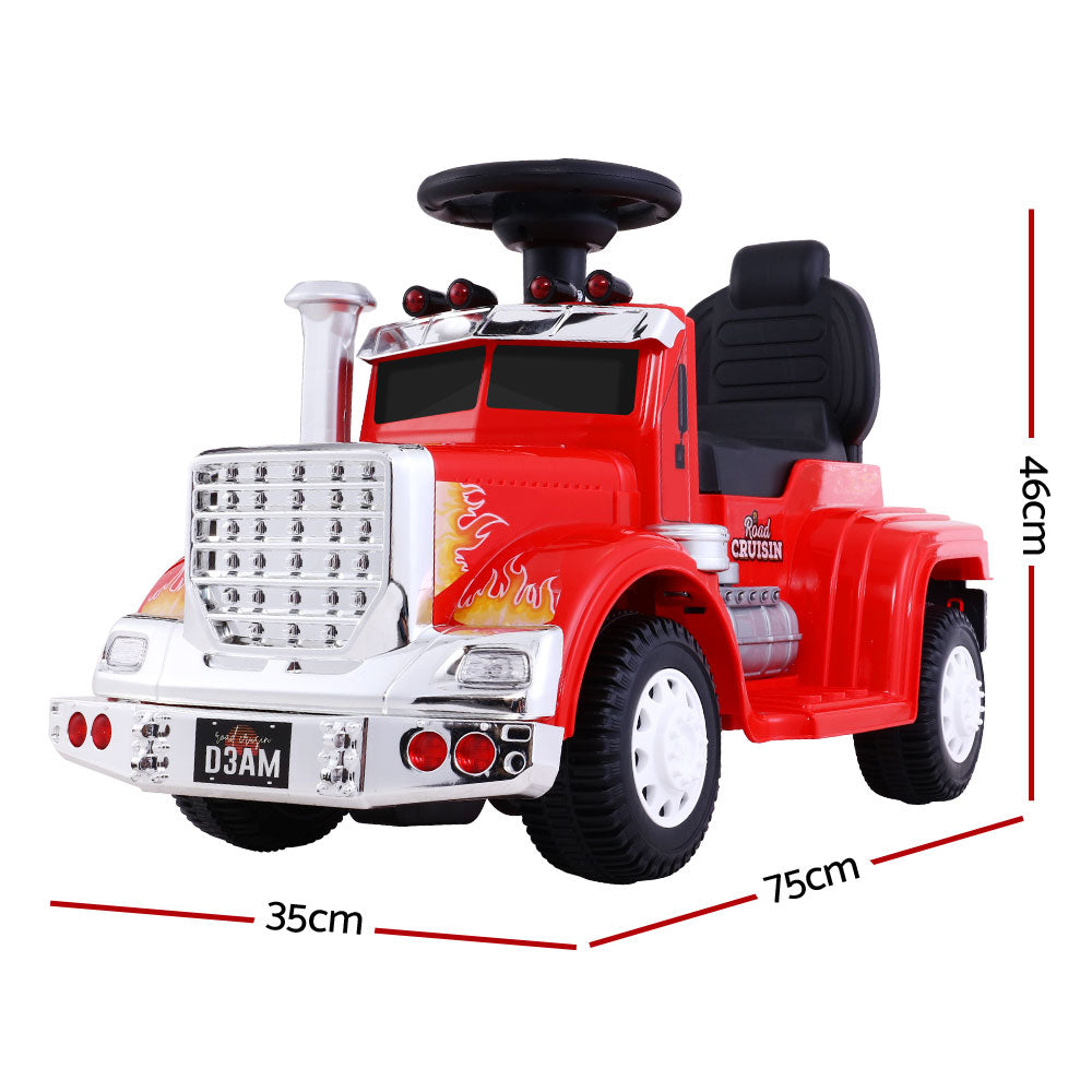 Kids Electric Toy Truck 6v Ride-on Kids Car - Red
