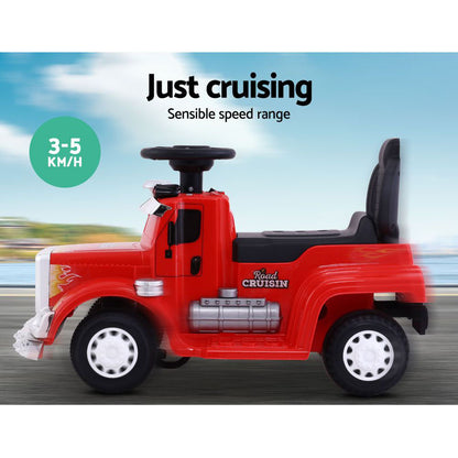 Kids Electric Toy Truck 6v Ride-on Kids Car - Red