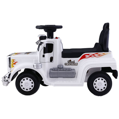 Kids Electric Toy Truck 6v Ride-on Kids Car - White