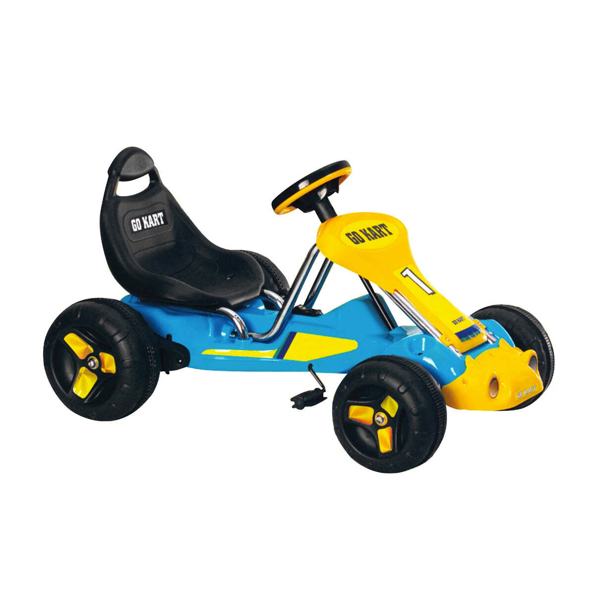 Pedal Powered Go Kart for Children (Black)