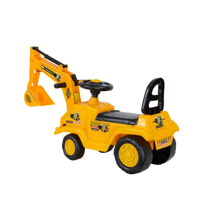 Ride-on Children’s Toy Excavator Truck (Yellow)