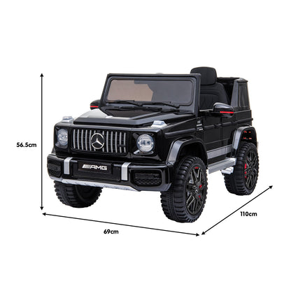 Kahuna Mercedes Benz AMG G63 Licensed Kids Ride On Electric Car Remote Control - Black