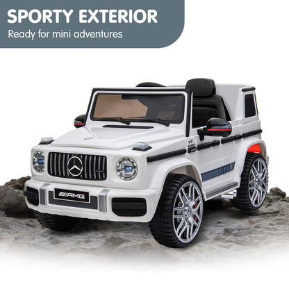 Kahuna Mercedes Benz AMG G63 Licensed Kids Ride On Electric Car Remote Control - White