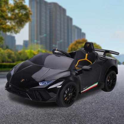 Lamborghini Performante Kids Electric Ride On Car Remote Control - Black