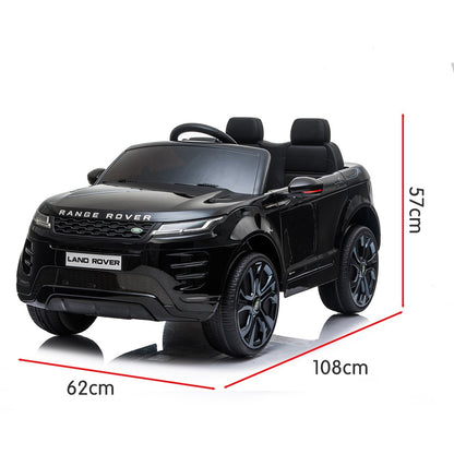 Kahuna Land Rover Licensed Kids Electric Ride On Car Remote Control - Black