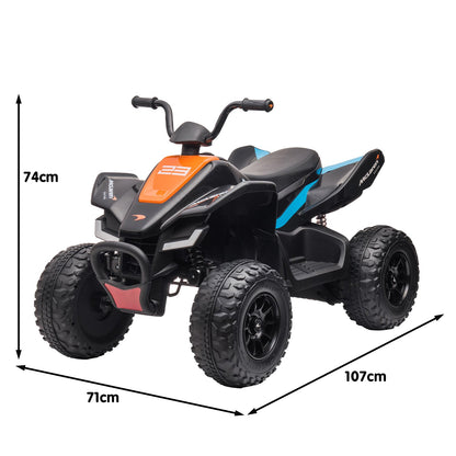 Kahuna MCL35 McLaren Ride On Electric Quad Bike - Black