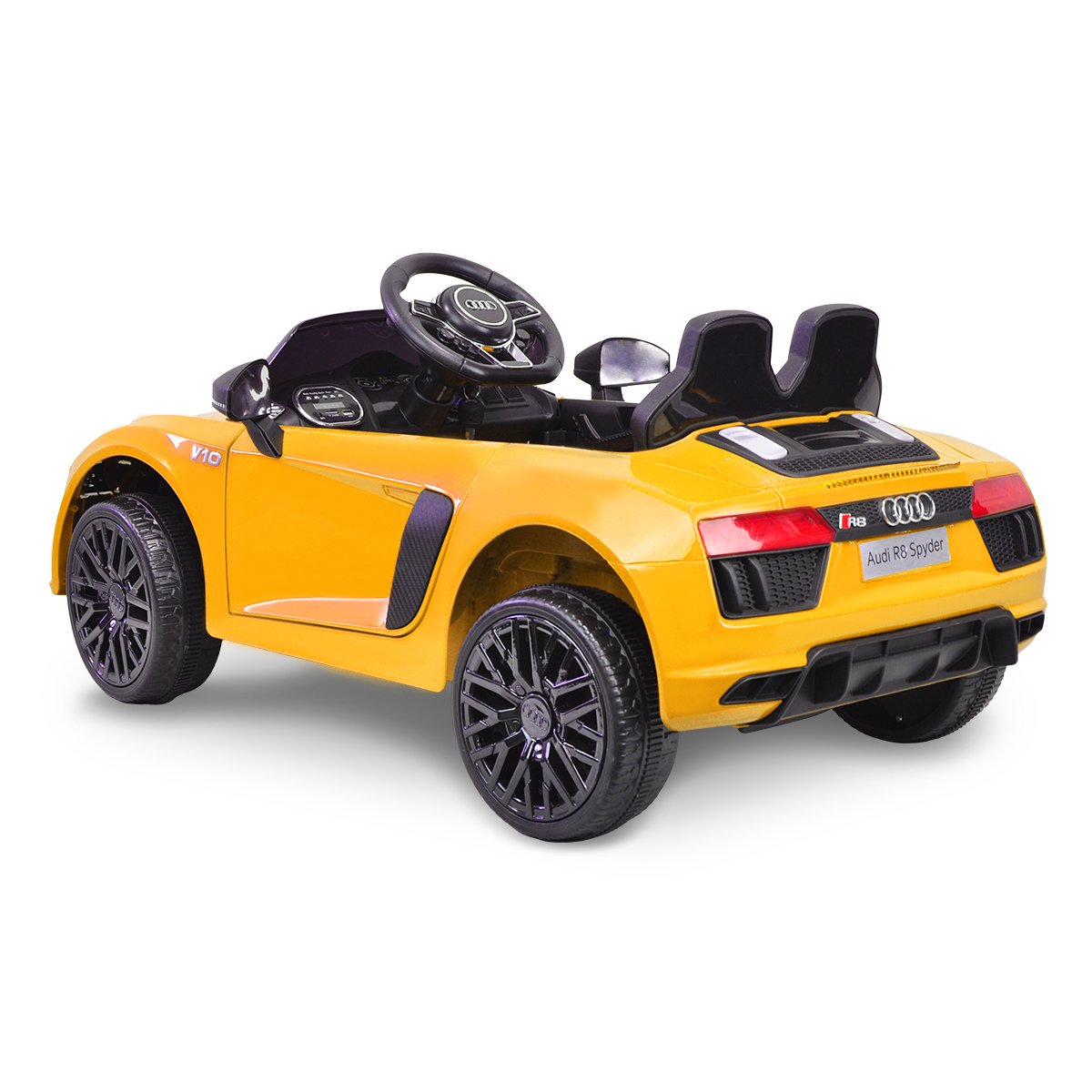 Kahuna R8 Spyder Audi Licensed Kids Electric Ride On Car Remote Control - Yellow